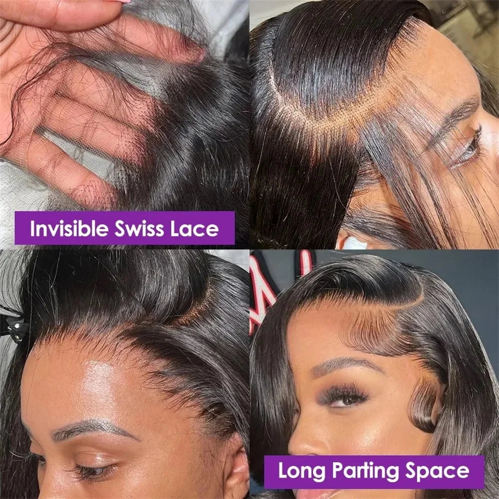 Brazilian Body Wave 13x6 / 360 HD Transparent Lace Front Wig | Pre-Plucked 13x4 Lace Frontal Human Hair Wig for Women - Regents