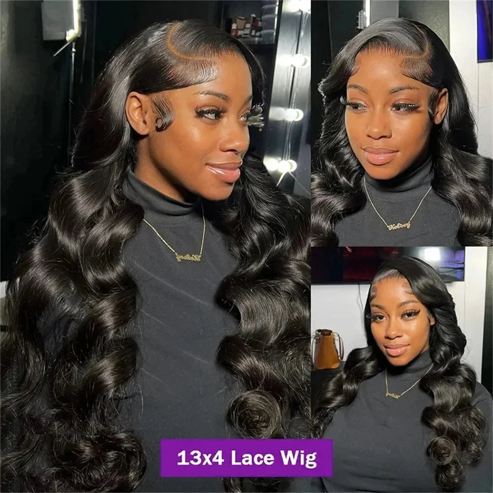Brazilian Body Wave 13x6 / 360 HD Transparent Lace Front Wig | Pre-Plucked 13x4 Lace Frontal Human Hair Wig for Women - Regents