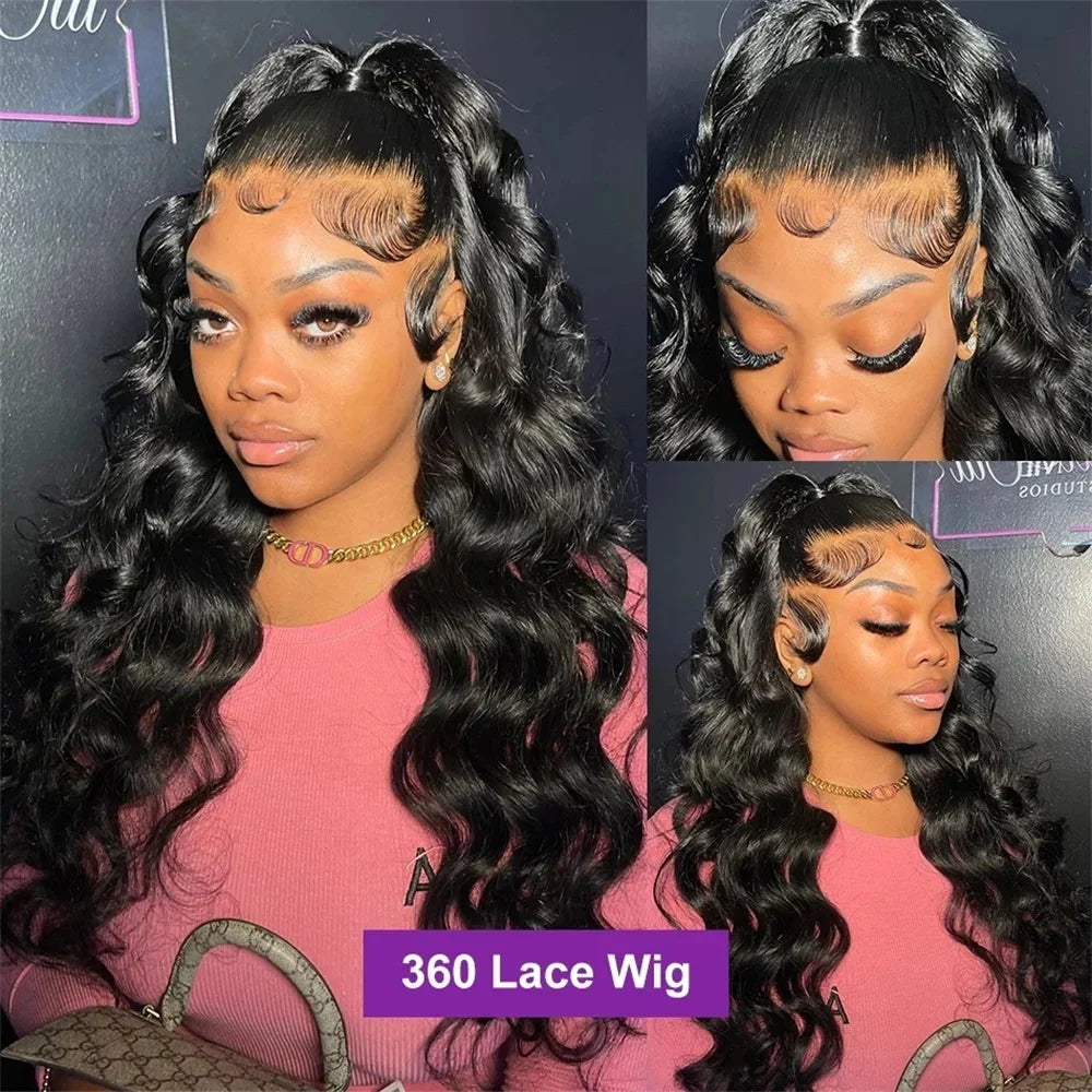 Brazilian Body Wave 13x6 / 360 HD Transparent Lace Front Wig | Pre-Plucked 13x4 Lace Frontal Human Hair Wig for Women - Regents